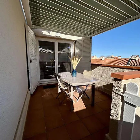 Sc310-C1E6Appartement Deux Pieces Mezzanine 4 Couchages - St Cyprien Plage شقة *