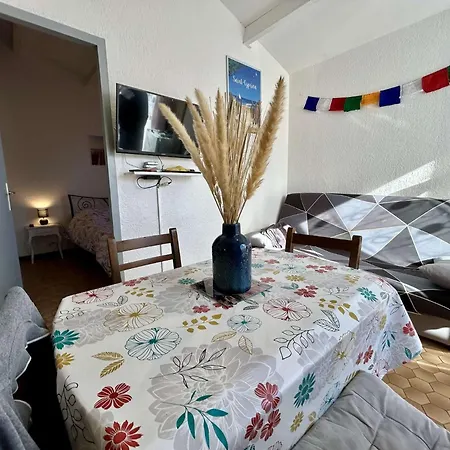 Sc310-C1E6Appartement Deux Pieces Mezzanine 4 Couchages - St Cyprien Plage شقة *