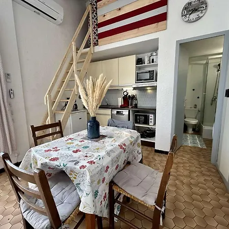 Sc310-C1E6Appartement Deux Pieces Mezzanine 4 Couchages - St Cyprien Plage شقة